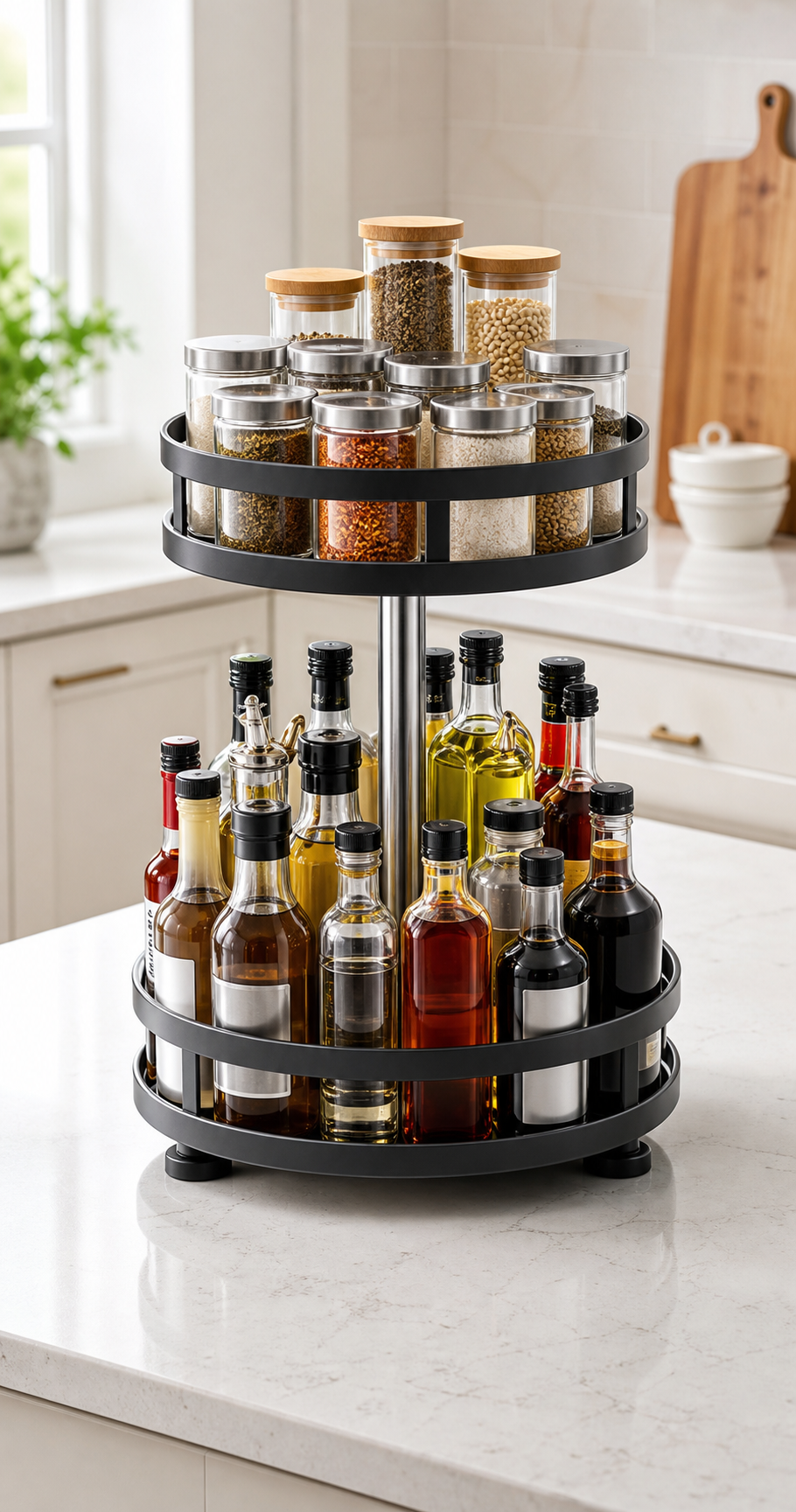 360 Rotating Kitchen Spice Rack