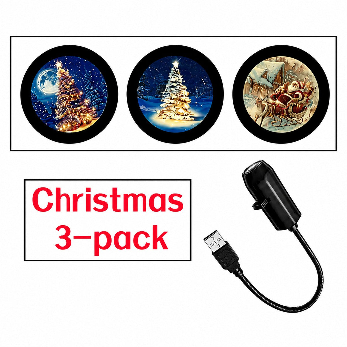 Plug-&-Play HD c – 6 or 10 Festive Scenes