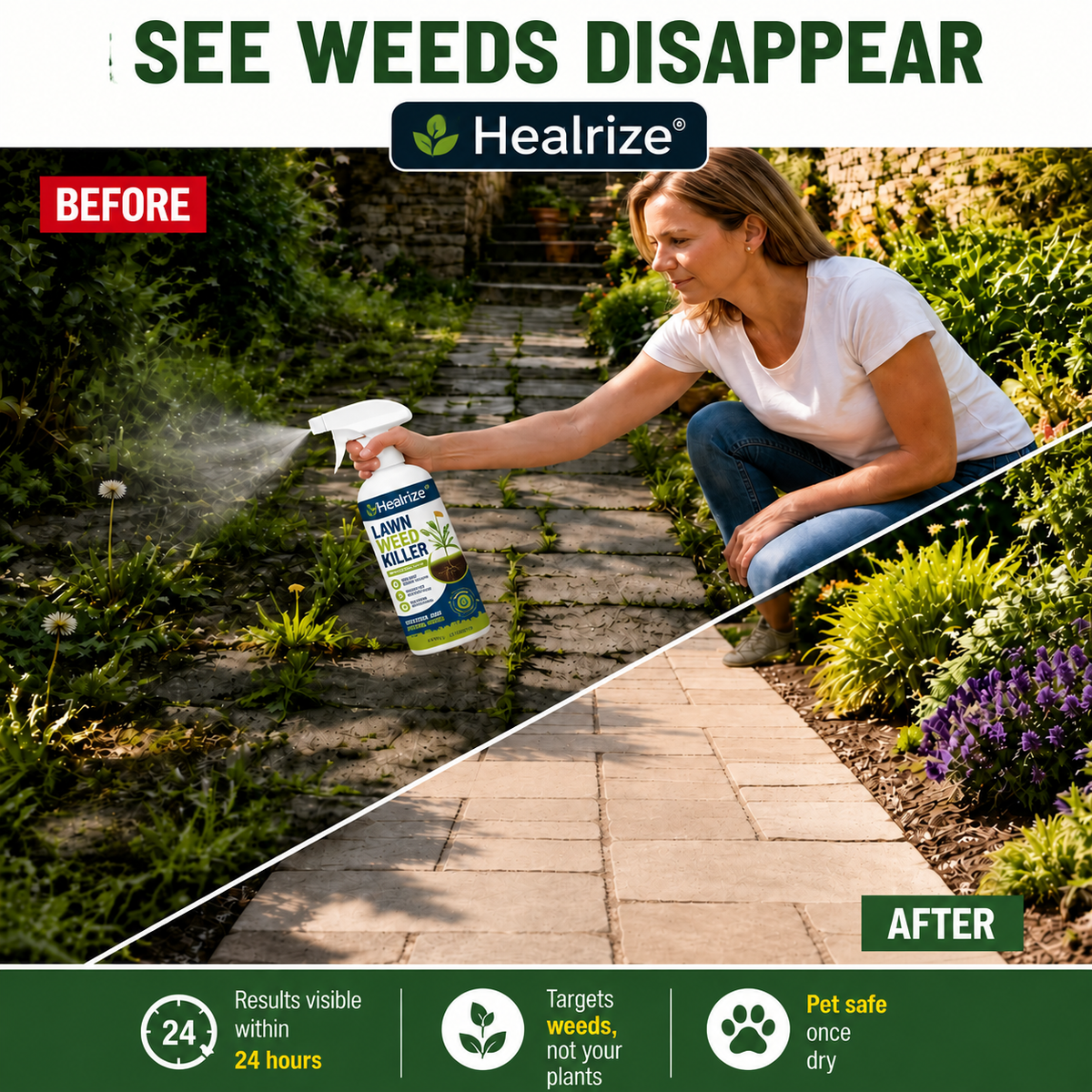 ⚡⚡⚡LAST 44 PCS LEFT!!! ⚡ [Easy and stress-free weeding in the garden] Herbicide for domestic use