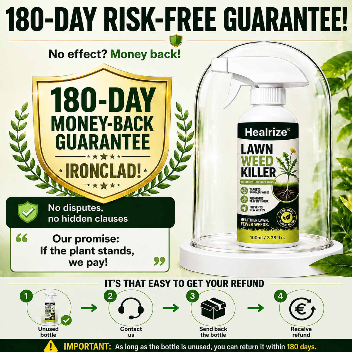 ⚡⚡⚡LAST 44 PCS LEFT!!! ⚡ [Easy and stress-free weeding in the garden] Herbicide for domestic use