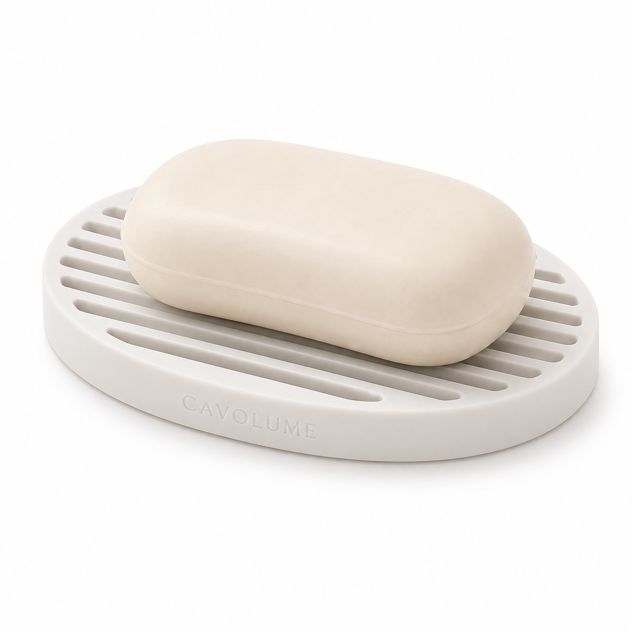 Oval Silicone Draining Soap Dish