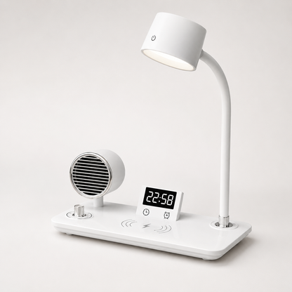 15W Wireless Charging Bluetooth Alarm Lamp
