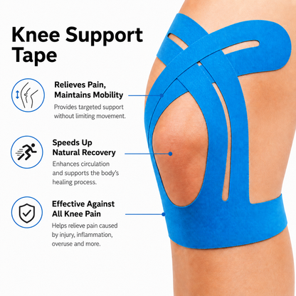 Pre-Cut Kinesiology Tape(4 pcs)