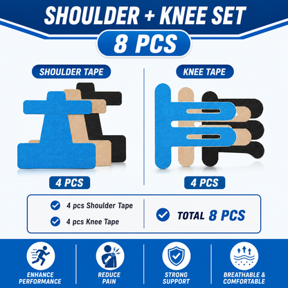 Pre-Cut Kinesiology Tape(4 pcs)