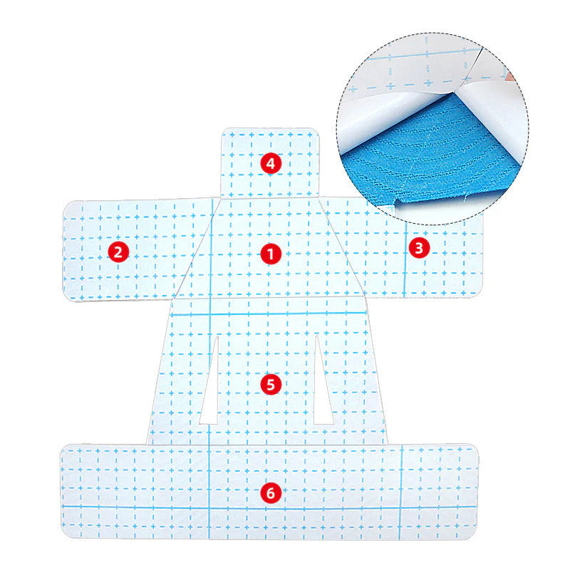 Pre-Cut Kinesiology Tape(4 pcs)